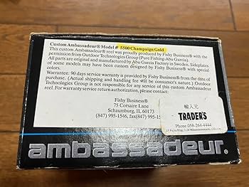 Amazon.co.jp: Custom Ambassadeur カスタム アンバサダー ABU 5500 金