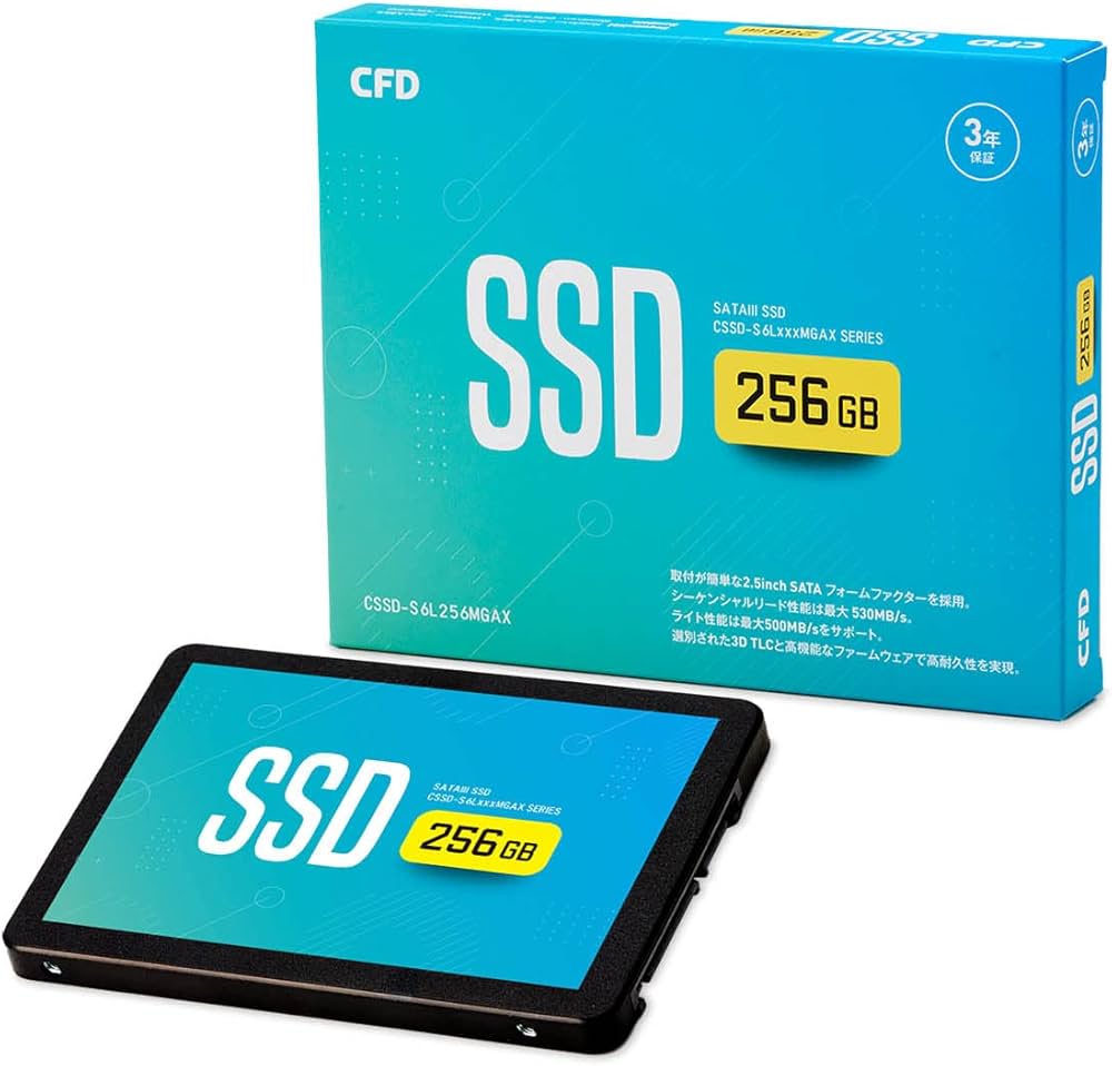 Amazon | CFD MGAX シリーズ SATA接続 2.5型 SSD (256GB) 3D NAND TLC