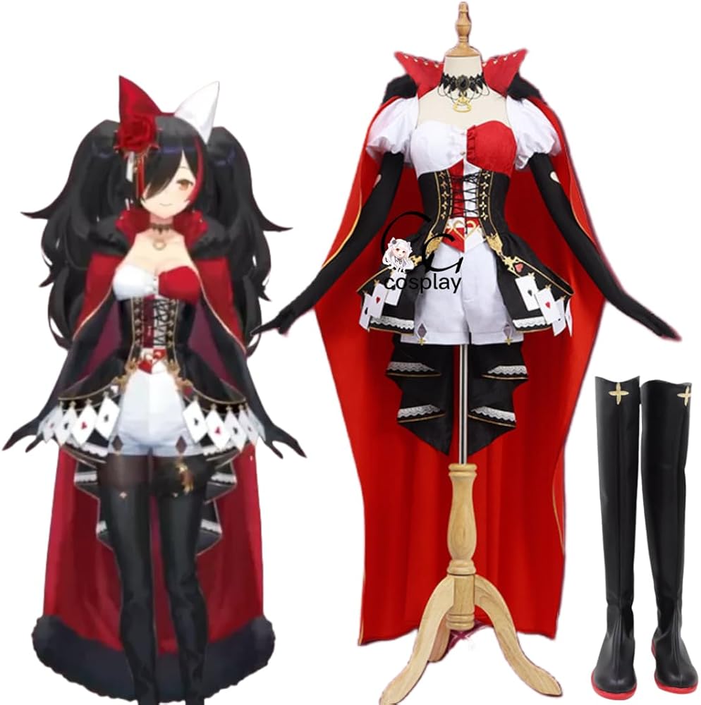 Amazon.co.jp: GGcosplay VTuber 大神ミオ 新衣装 女王様風 コスプレ