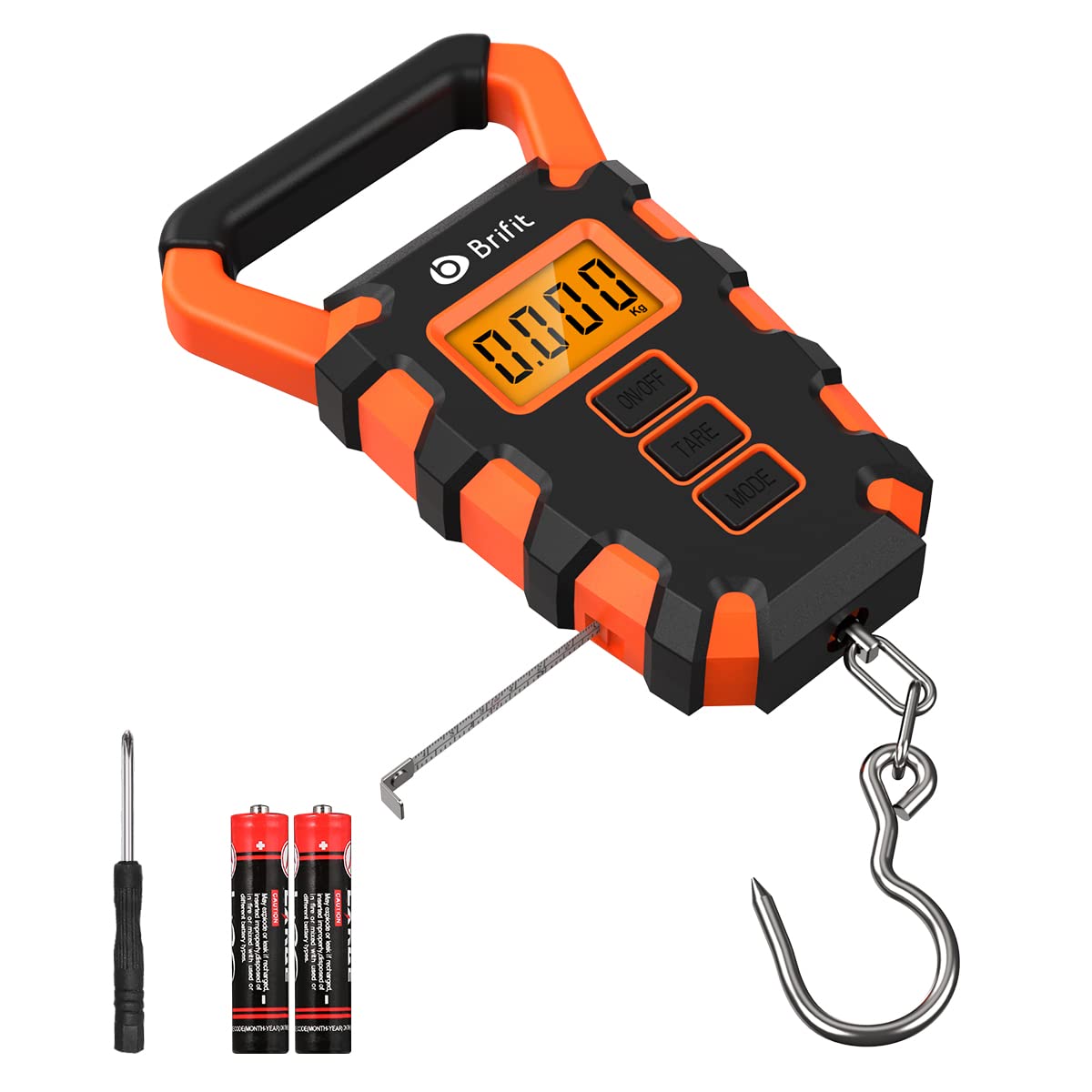 Brifit Digital Fishing Scale, Electronic Weighing Scale with Ruler