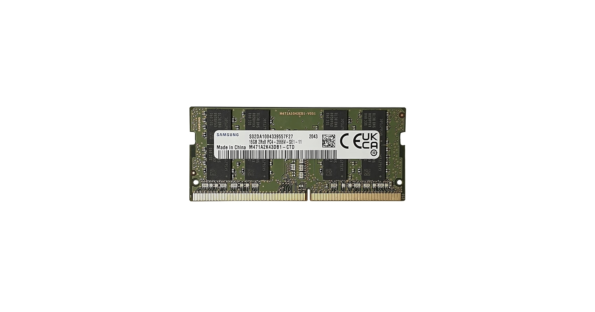 Samsung M471A2K43DB1-CTD 16GB 2Rx8 PC4-2666V-SE1-11 at Amazon.com