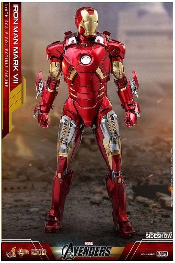 Hot Toys Movie Masterpiece Series Iron Man Mark 7 DIECAST MMS500
