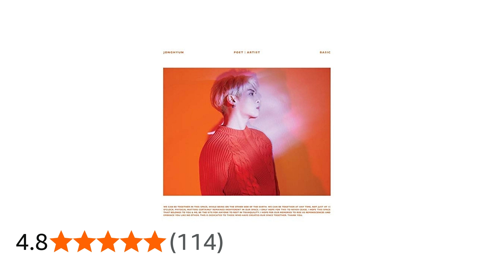 Amazon.co.jp: ジョンヒョン (SHINee) - Poet | Artist: Music