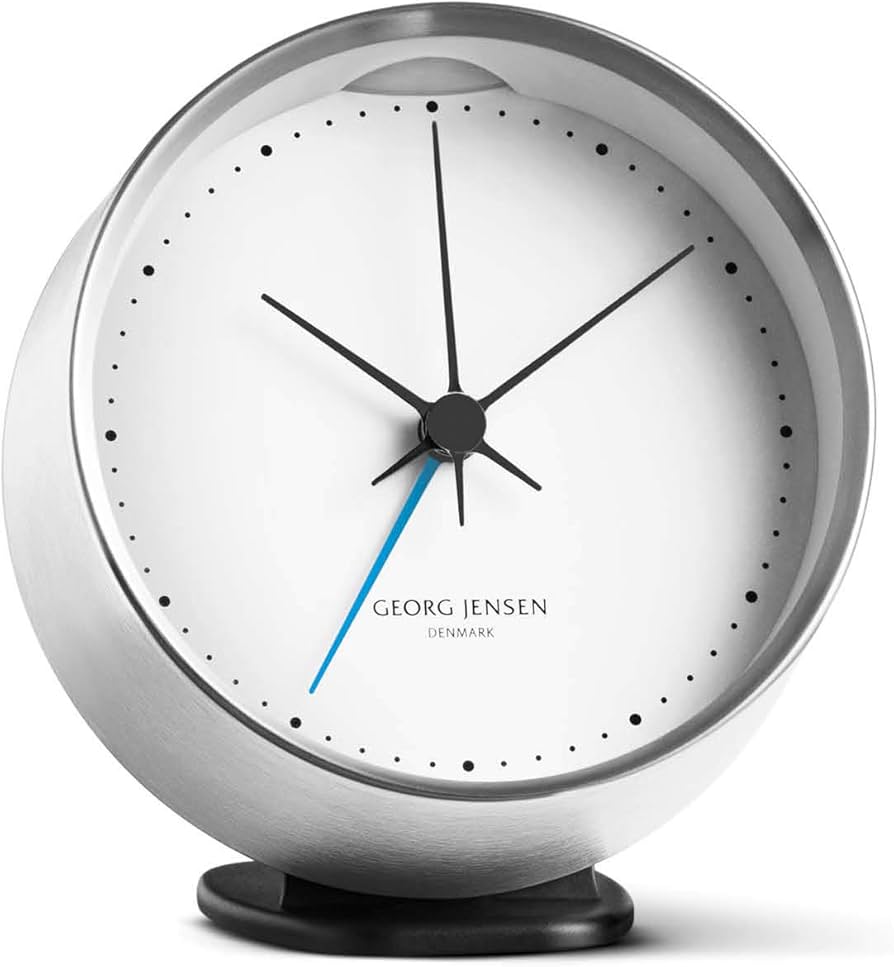 Amazon.com: Georg Jensen Henning Koppel Non Ticking Desk Clock