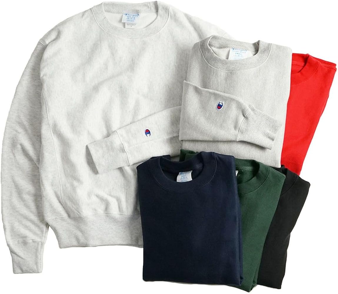 Amazon.co.jp: [チャンピオン] S149 リバースウィーブ クルーネック