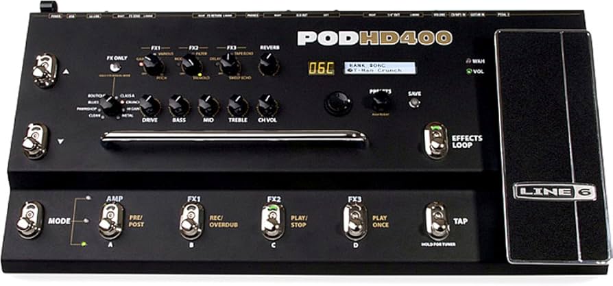 Amazon.com: Line 6 POD HD 400 Multi-Effects Floorboard Unit - 90