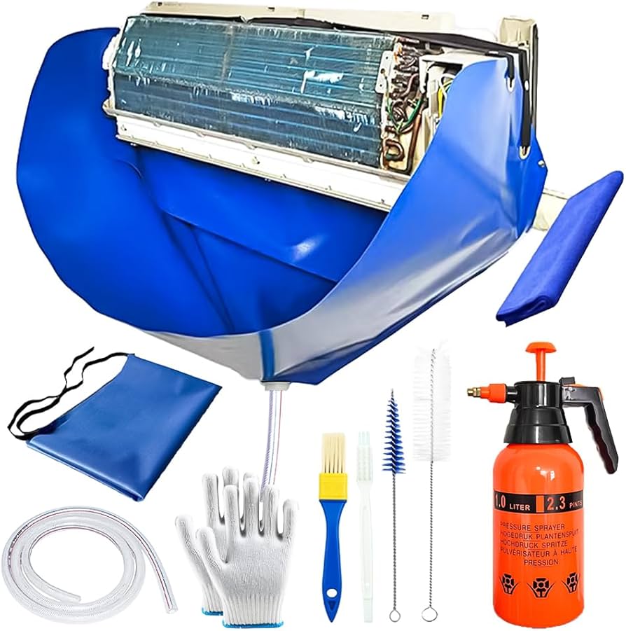 Amazon.com: Ac Cleaning Bag with Wall Protection Cloth, 13Pcs Mini