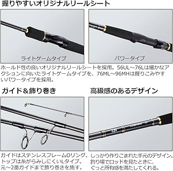 Amazon | ダイワ(DAIWA) 万能ルアー(トラウト・アジング)ロッド ルアー