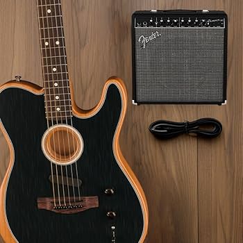 Amazon.com: Fender Acoustasonic Player Telecaster Acoustic