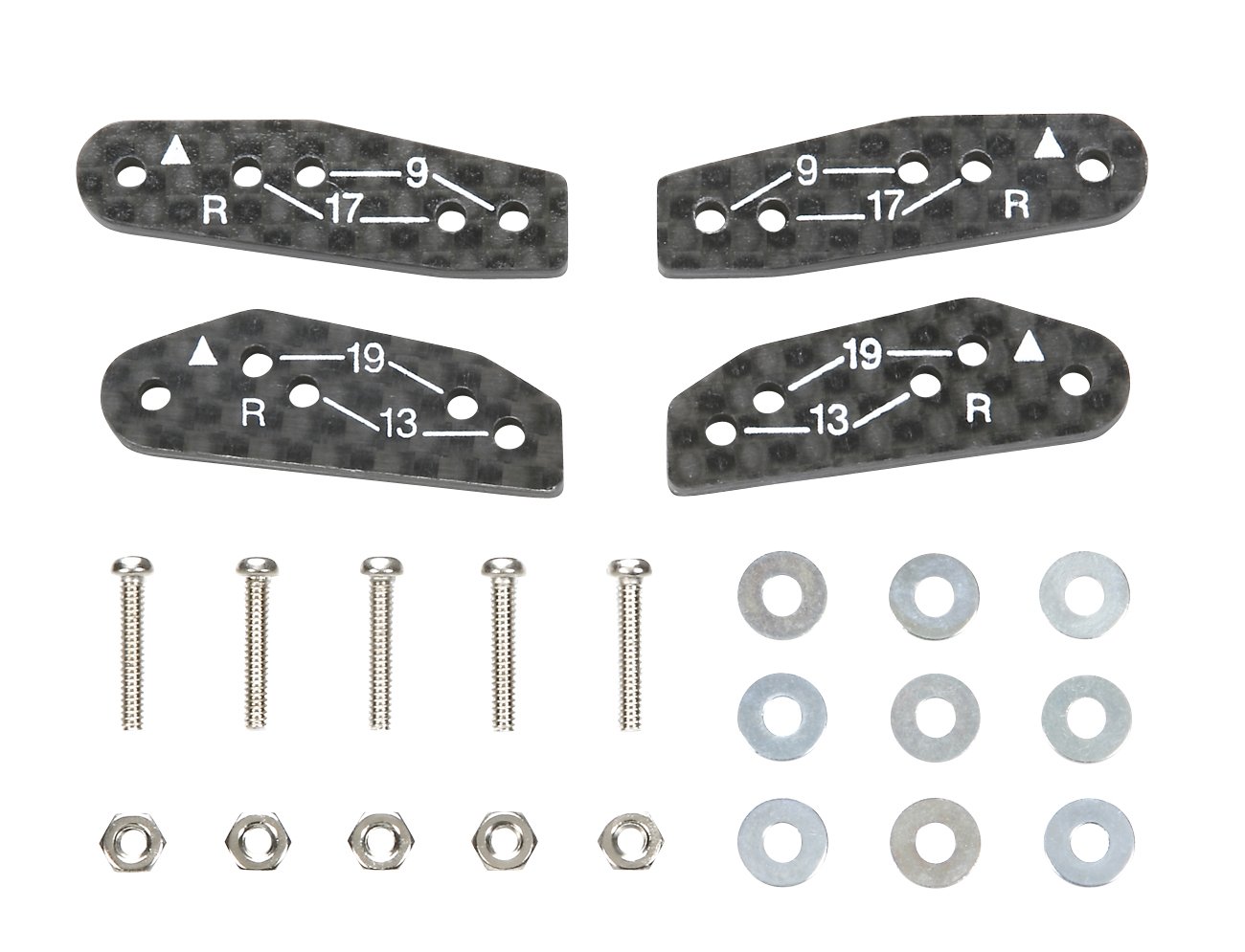 Amazon | タミヤ ミニ四駆限定シリーズ HG MSシャーシ カーボンリヤ