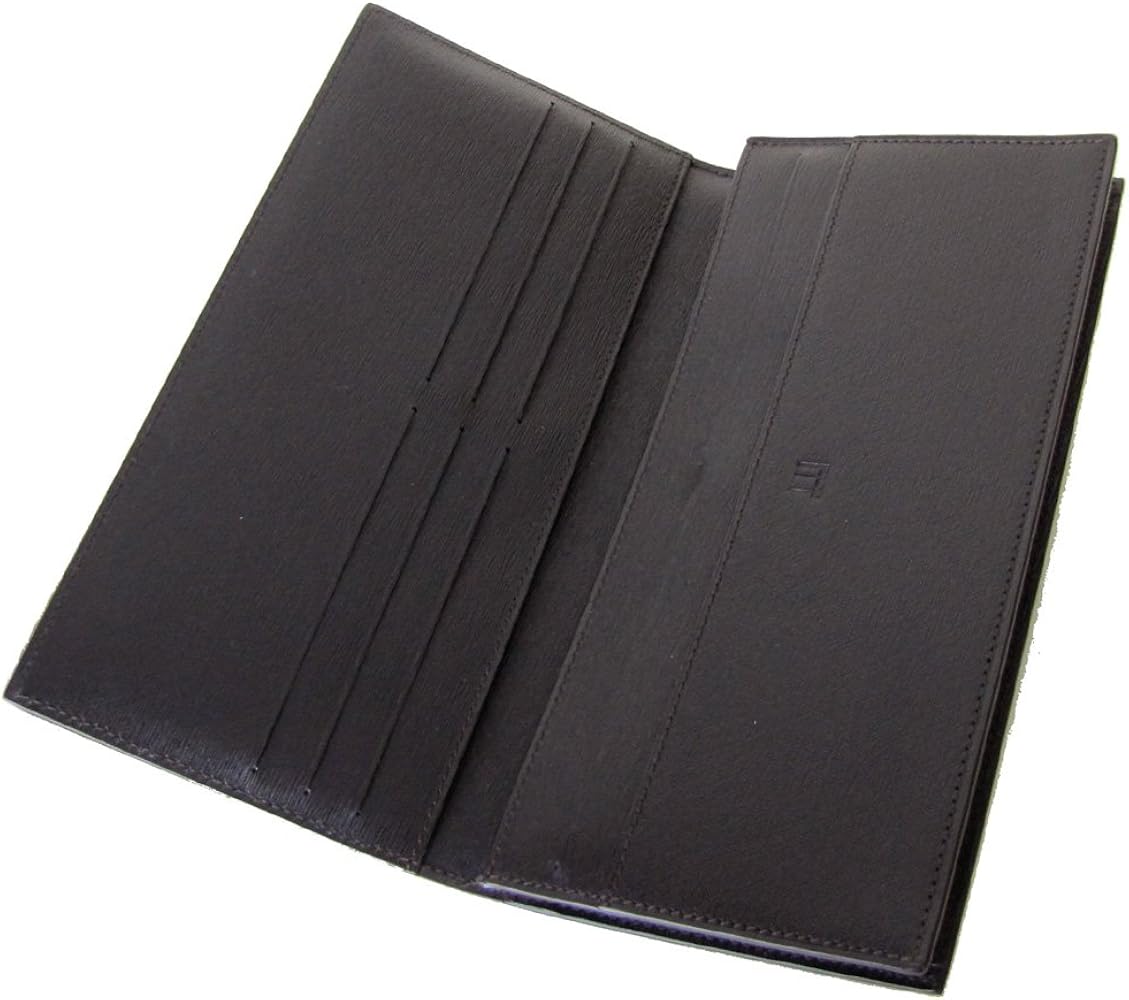 Amazon | ダンヒル dunhill 長財布 小銭入れなし 通しマチ 札入れ