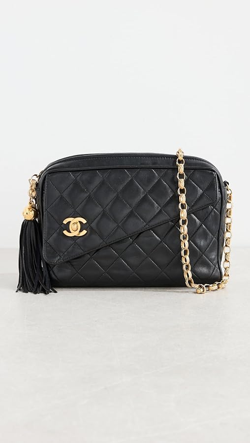 Amazon.com: Chanel Women's Pre-Loved Bijoux Quilted Lambskin