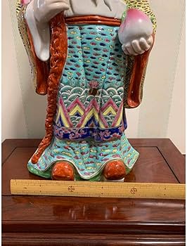 Amazon.co.jp: 十錦桃仙人像 陶器 中国 骨董 置物 : ホーム＆キッチン