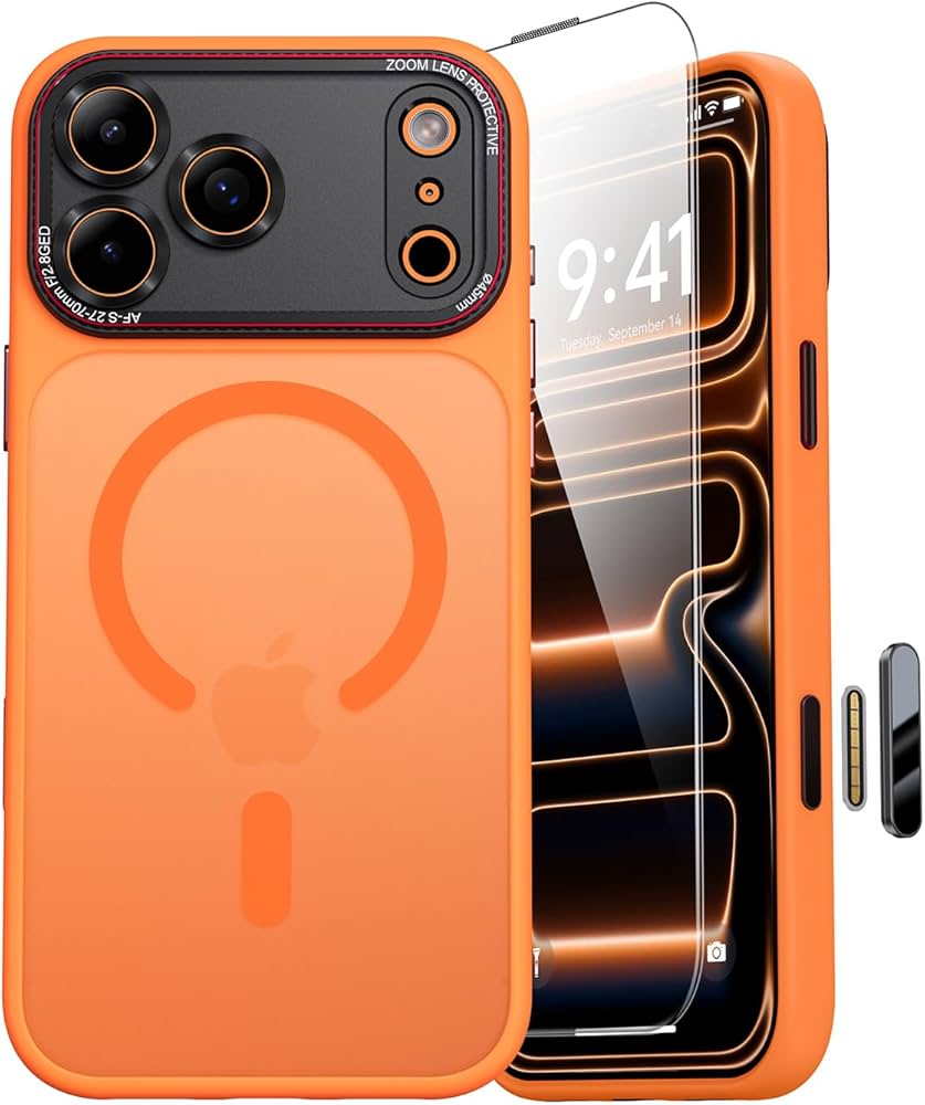 Amazon.co.jp: 【米軍MIL規格・指紋防止】JUESHITUO iPhone 17 Pro 用