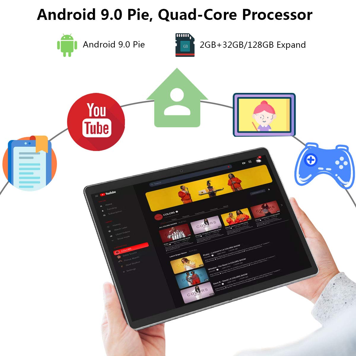 Amazon.co.jp: タブレット10インチ ZONKO Android 9.0 : パソコン