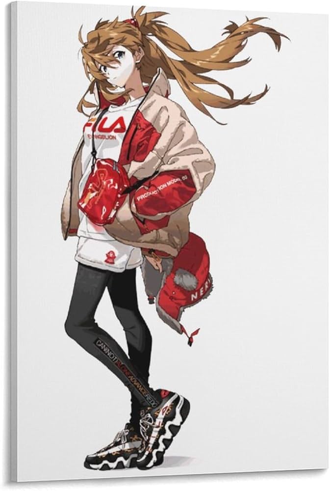 Amazon.co.jp: 絵画 大型 新世紀エヴァンゲリオン EVA アスカ アート