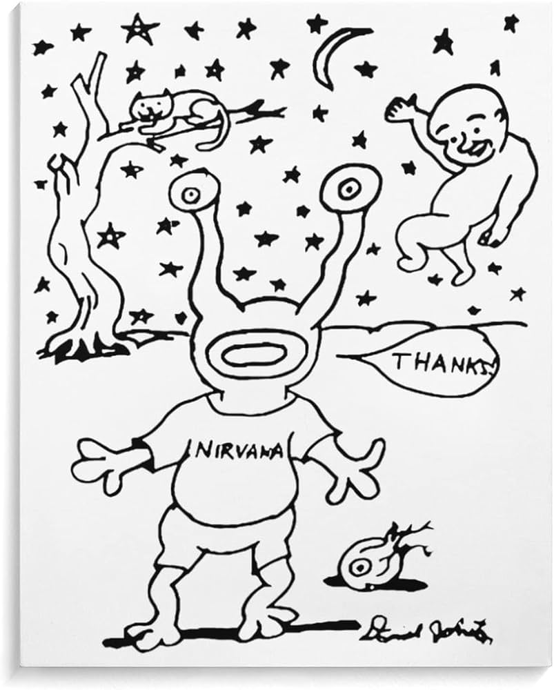 Amazon.co.jp: Daniel Johnston ダニエル ジョンストン アートパネル