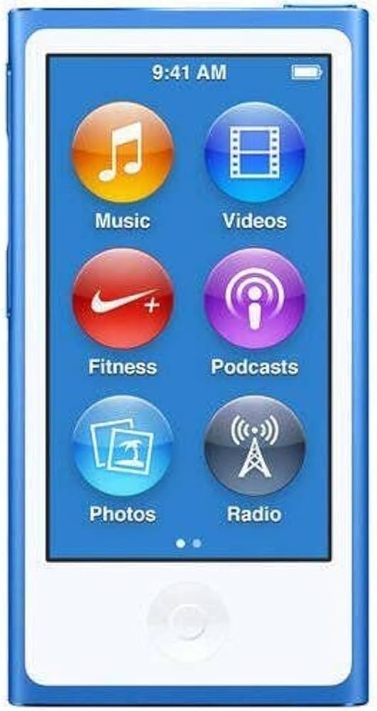 Amazon.co.jp: M-Player iPod Nano 第7世代対応 (16GB ブルー) : 家電