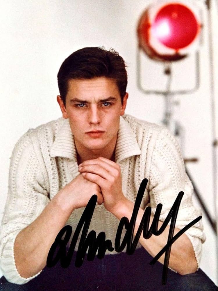 Amazon.co.jp: アラン ドロン直筆サイン入り2Lサイズ写真……Alain Delon