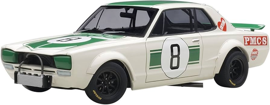 Amazon.co.jp: AUTOart 1/18 日産 スカイライン GT-R (KPGC10) レース