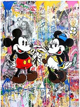 Amazon.co.jp: Faicai Art ストリートアート 有名な漫画 キャラクター