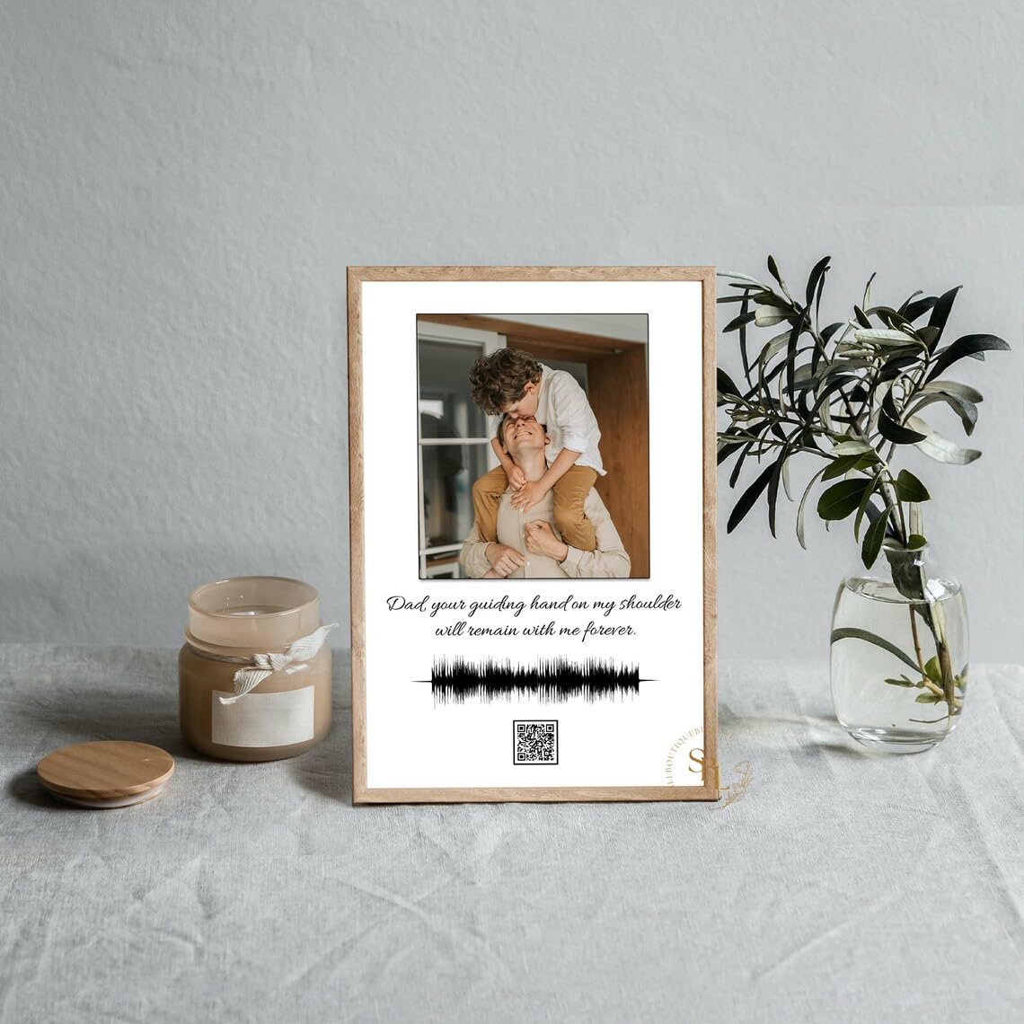 Amazon.com: Custom Voice recording Gift with QR Code, Photo