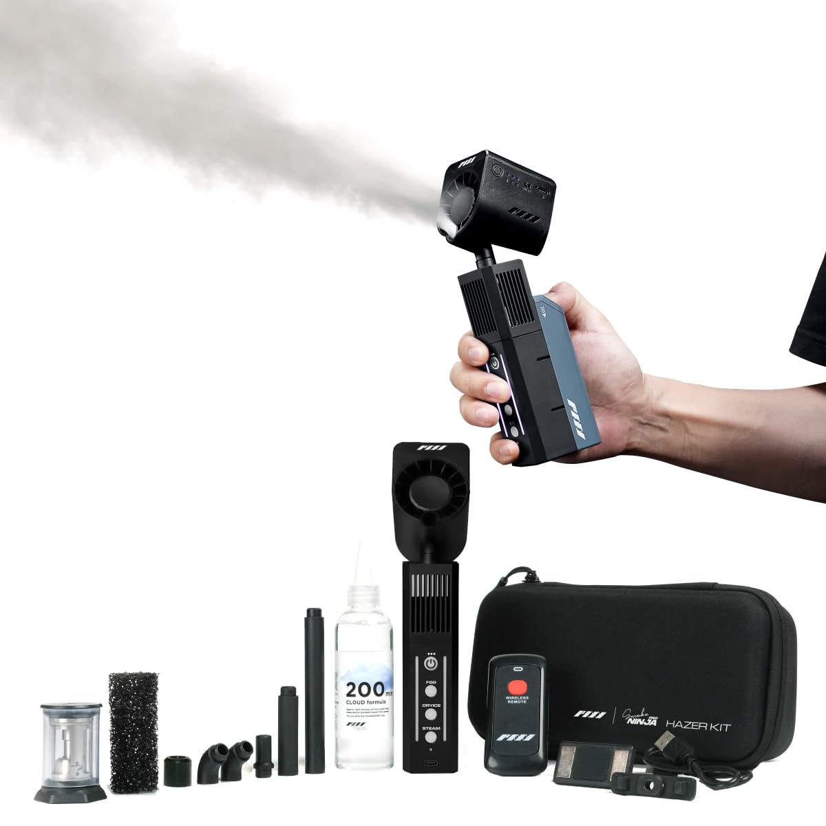 Amazon.com: PMI SmokeNINJA PRO Portable Fog Machine, 3rd-Gen Haze