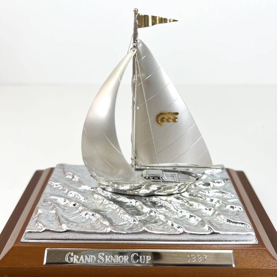 Amazon.co.jp: 置物 ヨット SILVER ヨット7号 TAKEHIKO 関工芸 武比古