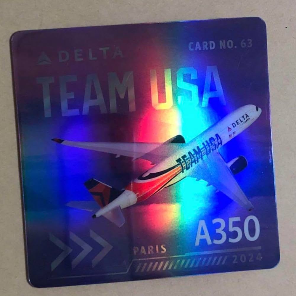 デルタ航空 トレーディングカード2枚セット 新品 レア 入手困難 デルタ