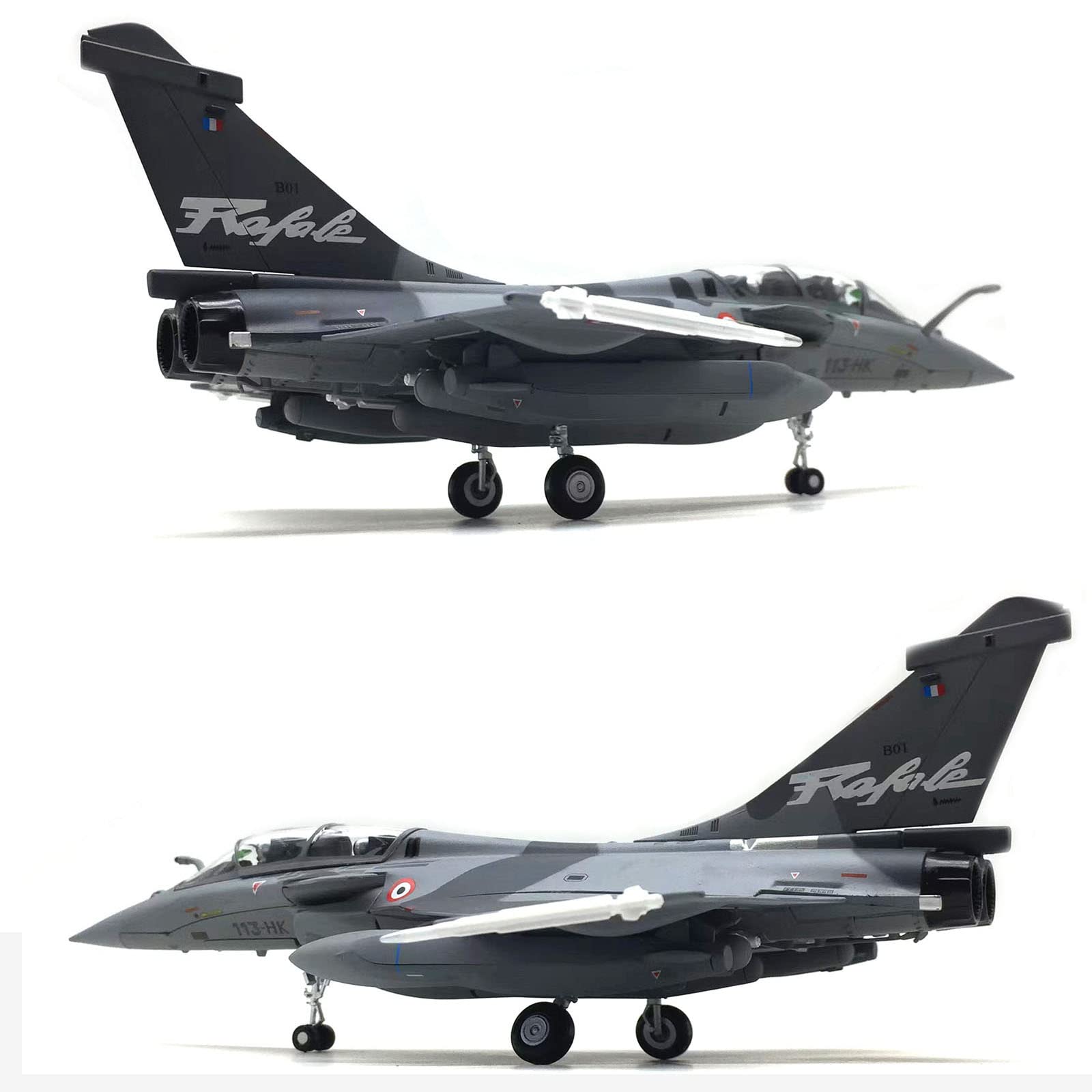 Amazon.co.jp: AZIZAT 1:72 フランス空軍モデルジェット機モデル