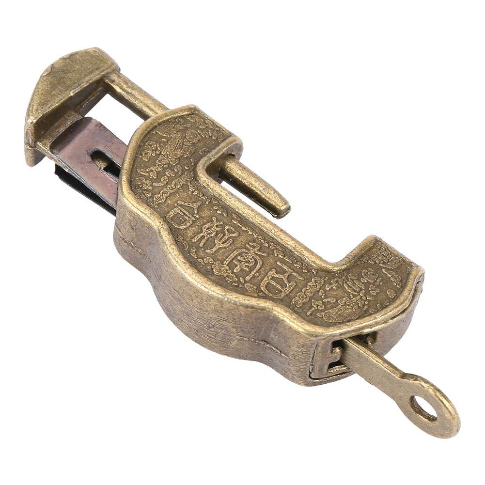 Amazon | 古錠前 南京錠 鍵 アンティーク調 ボックスロック ミニ キー