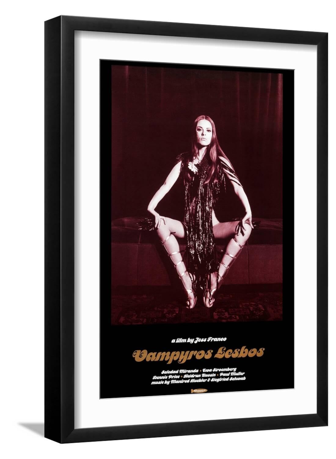 Amazon.com: ART.COM Wall Art Print Vampyros Lesbos on Black Frame
