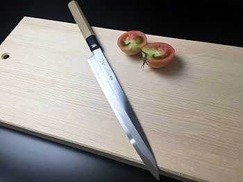 Amazon.co.jp: 有次 包丁 柳刃 特製 240mm 刺身包丁 白鋼2 日本製 鞘付