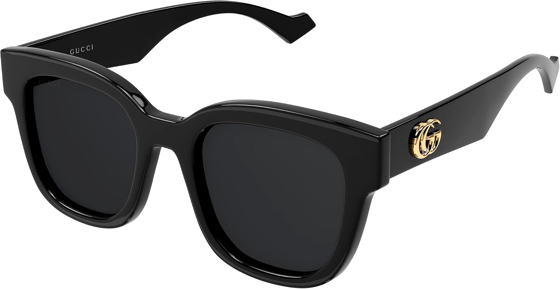 Gucci Women's Oversized Square Sunglasses, Shiny Black, One Size
