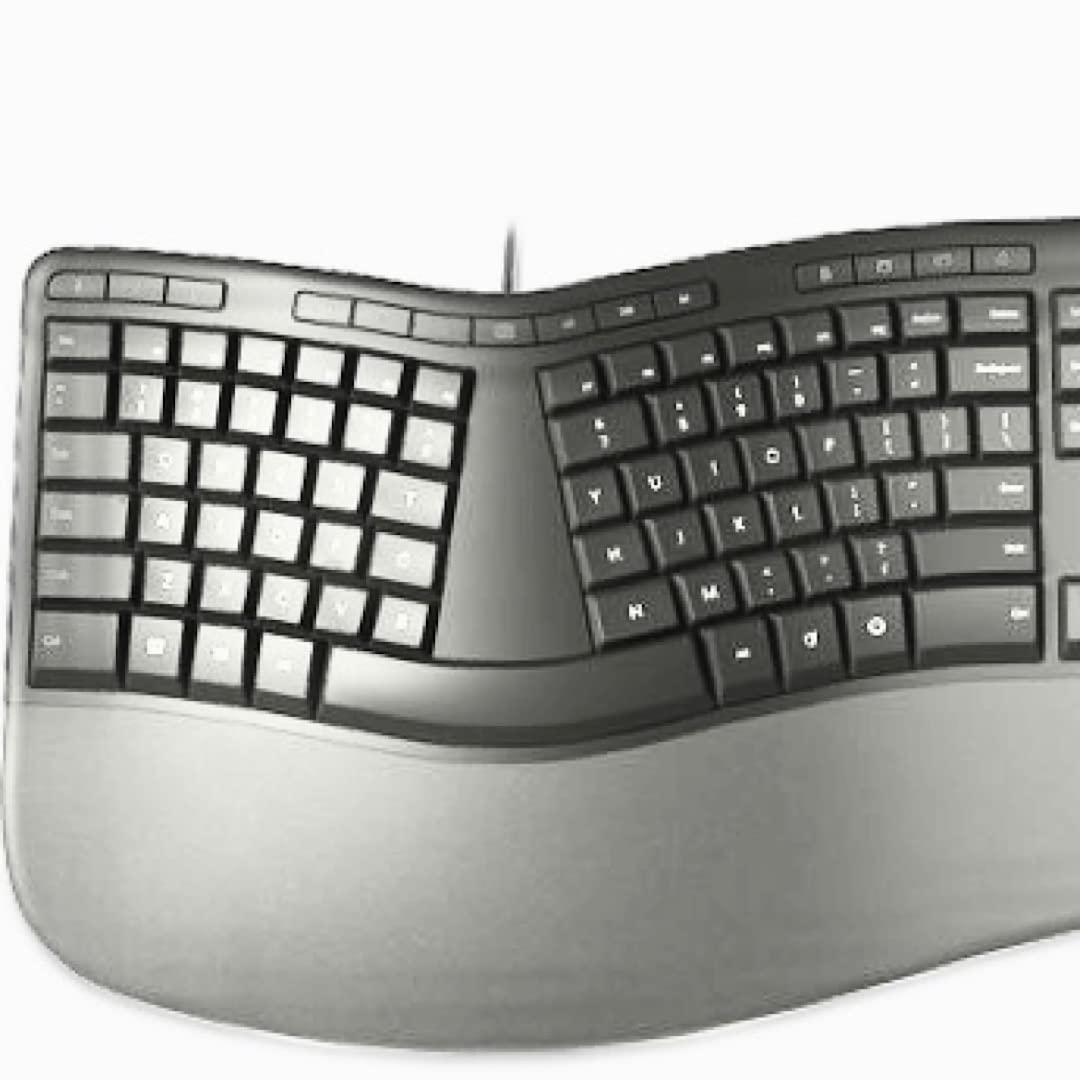 Amazon | Microsoft Ergonomic Keyboard (LXM-00001)【US Layout