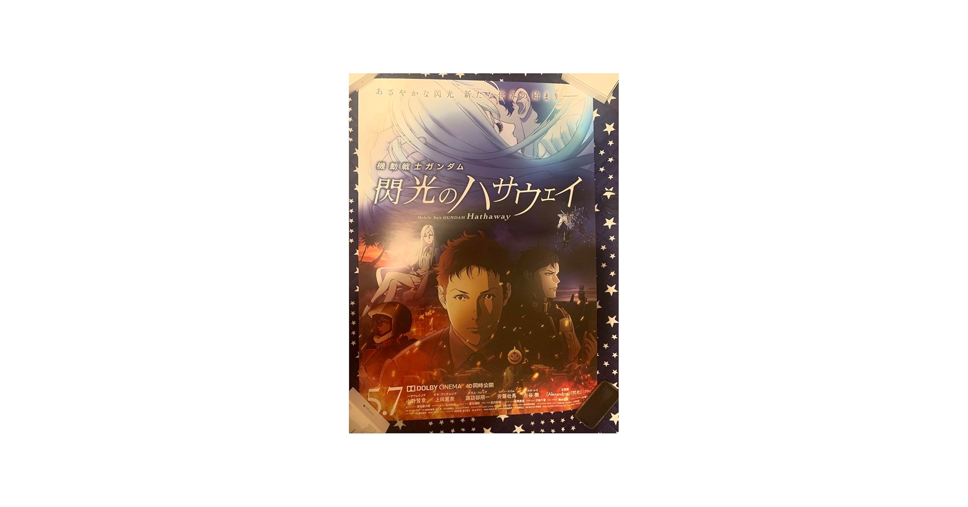 Amazon.co.jp: 機動戦士 閃光のハサウェイ ポスター B1(両面印刷