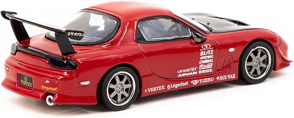 Tarmac Works RX-7 FD3S Vertex RHD (Right Hand Drive) Red with