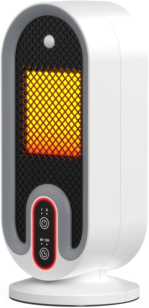 Amazon | セラミックヒーター 【2025冬新型 人感センサー付 】ヒーター