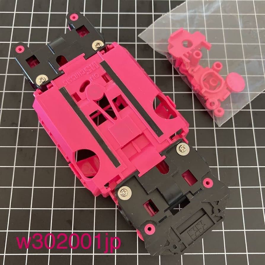 Amazon.co.jp: ミニ四駆 CNC加工 MSフレキ完成品 旧シャーシ ランナー