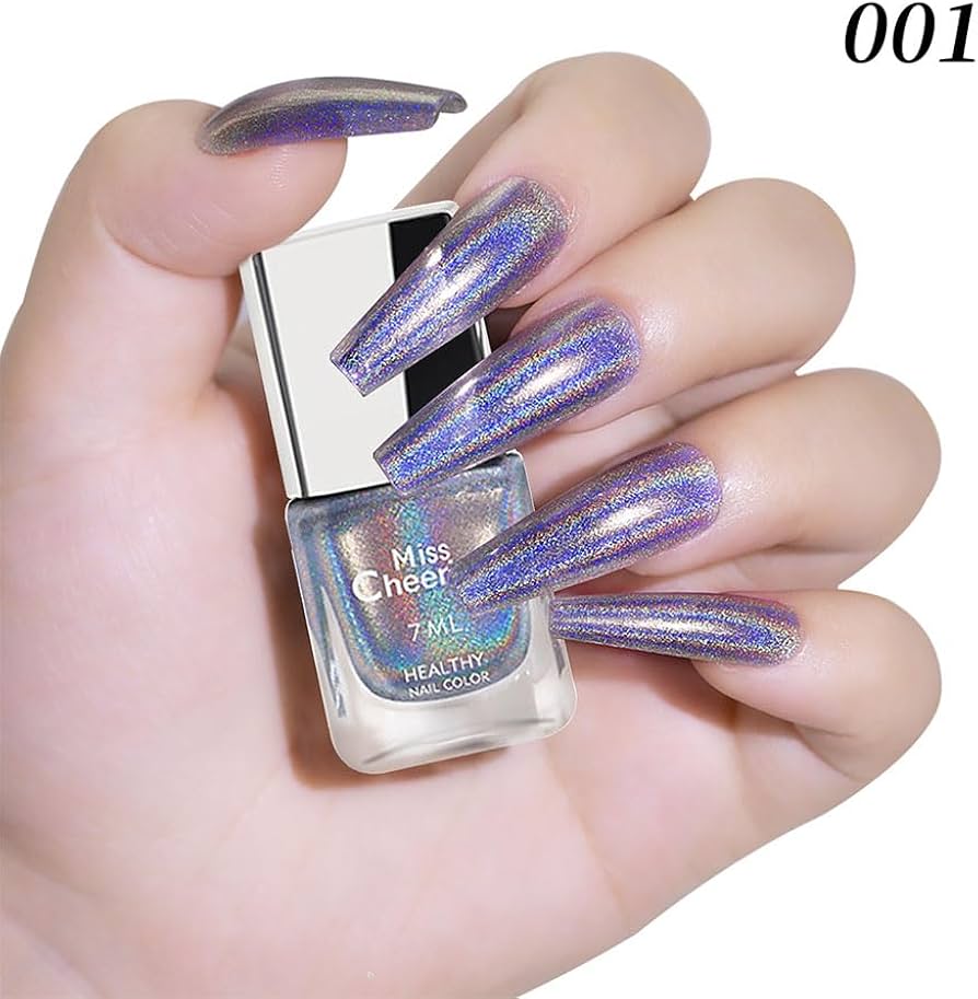 Amazon | ジェルネイル 8色セット ホログラフィック カラージェル