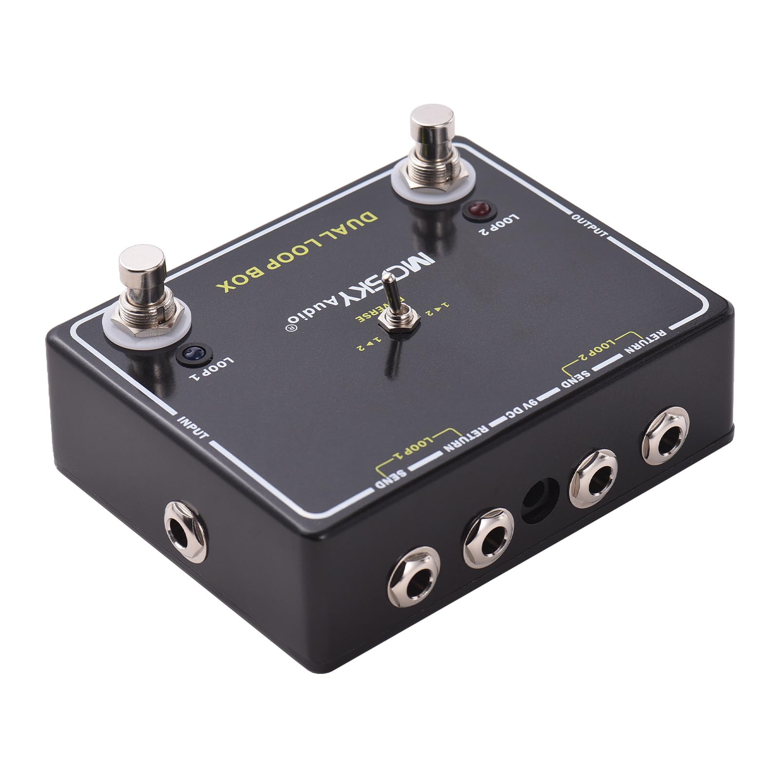 Amazon | MOSKYAUDIO ギターエフェクトループスイッチャーペダル 2