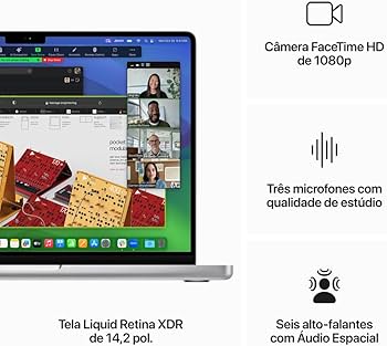MacBook Pro (2023). O notebook da Apple chip M3 Pro, CPU de 11