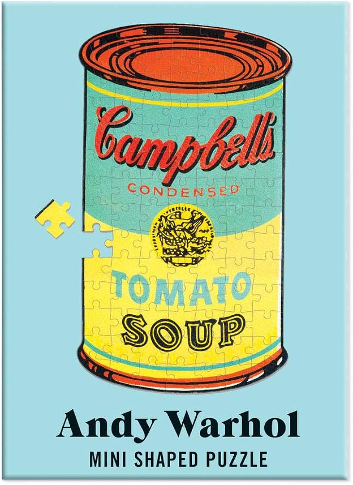 Amazon.co.jp: Andy Warhol ミニ シェイプ パズル キャンベルスープ缶