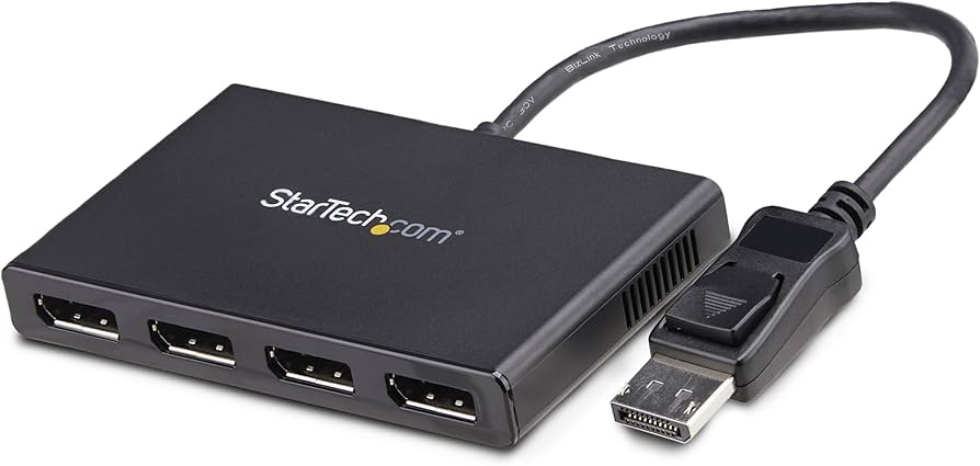 Amazon.co.jp: StarTech.com 4ポートMSTハブ DisplayPort - 4x