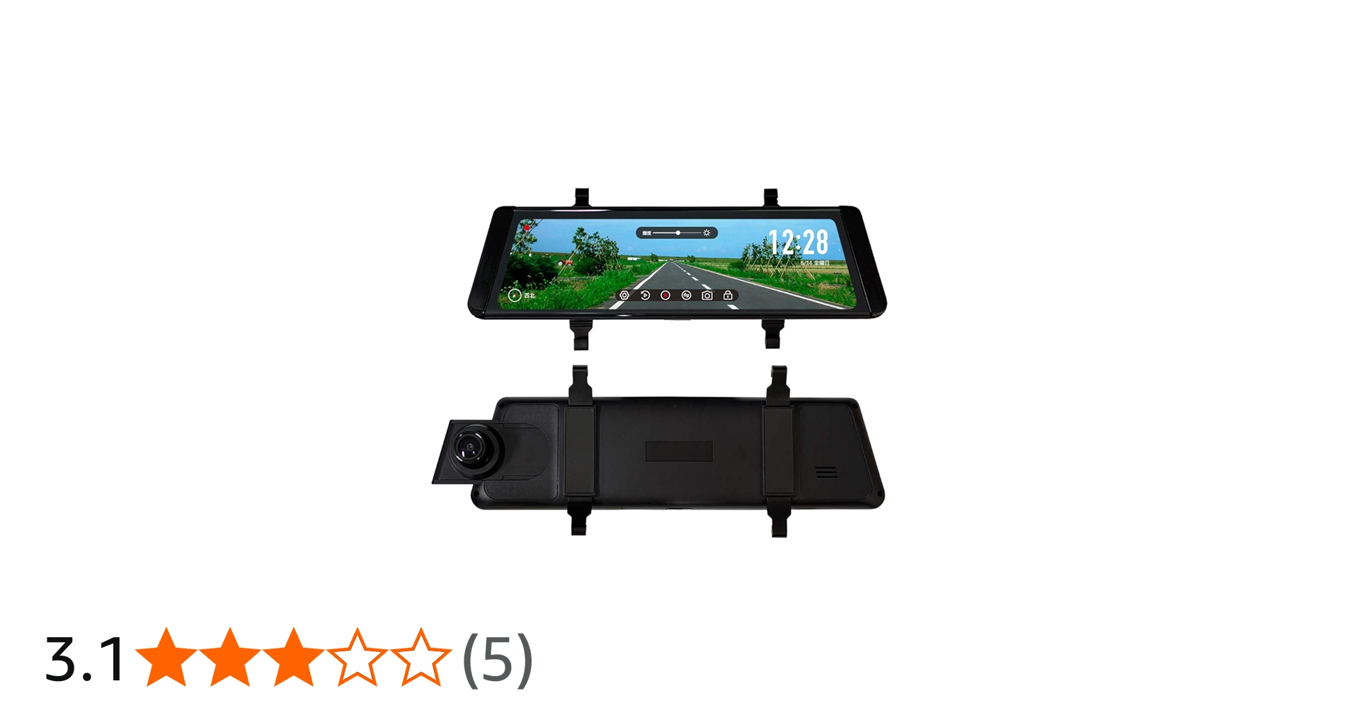 Amazon.co.jp: 電子ミラー型ドライブレコーダー JADO SMART カメラ一体