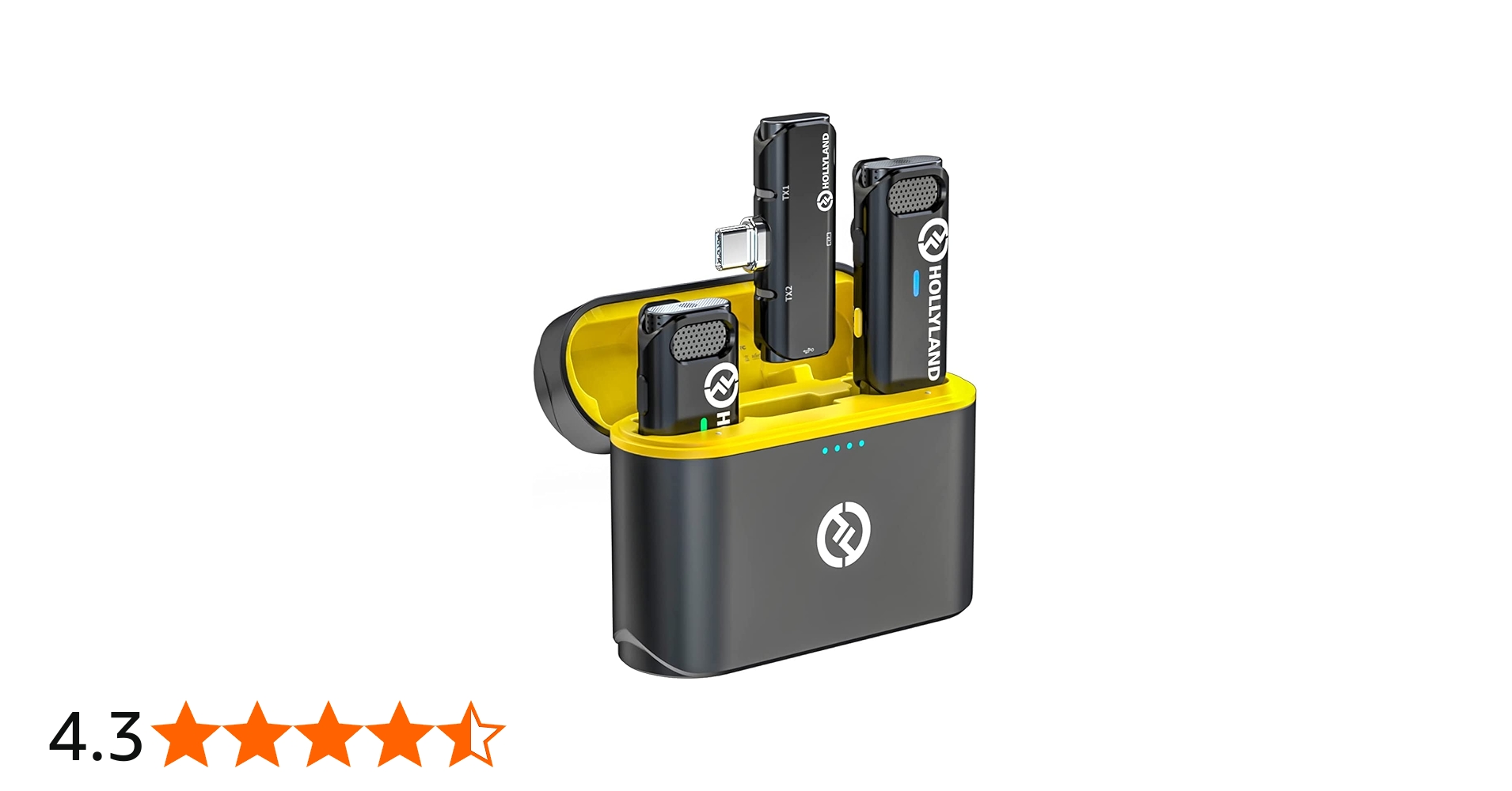 Amazon.co.jp: Hollyland Lark C1 ワイヤレスマイク Androidスマホ用