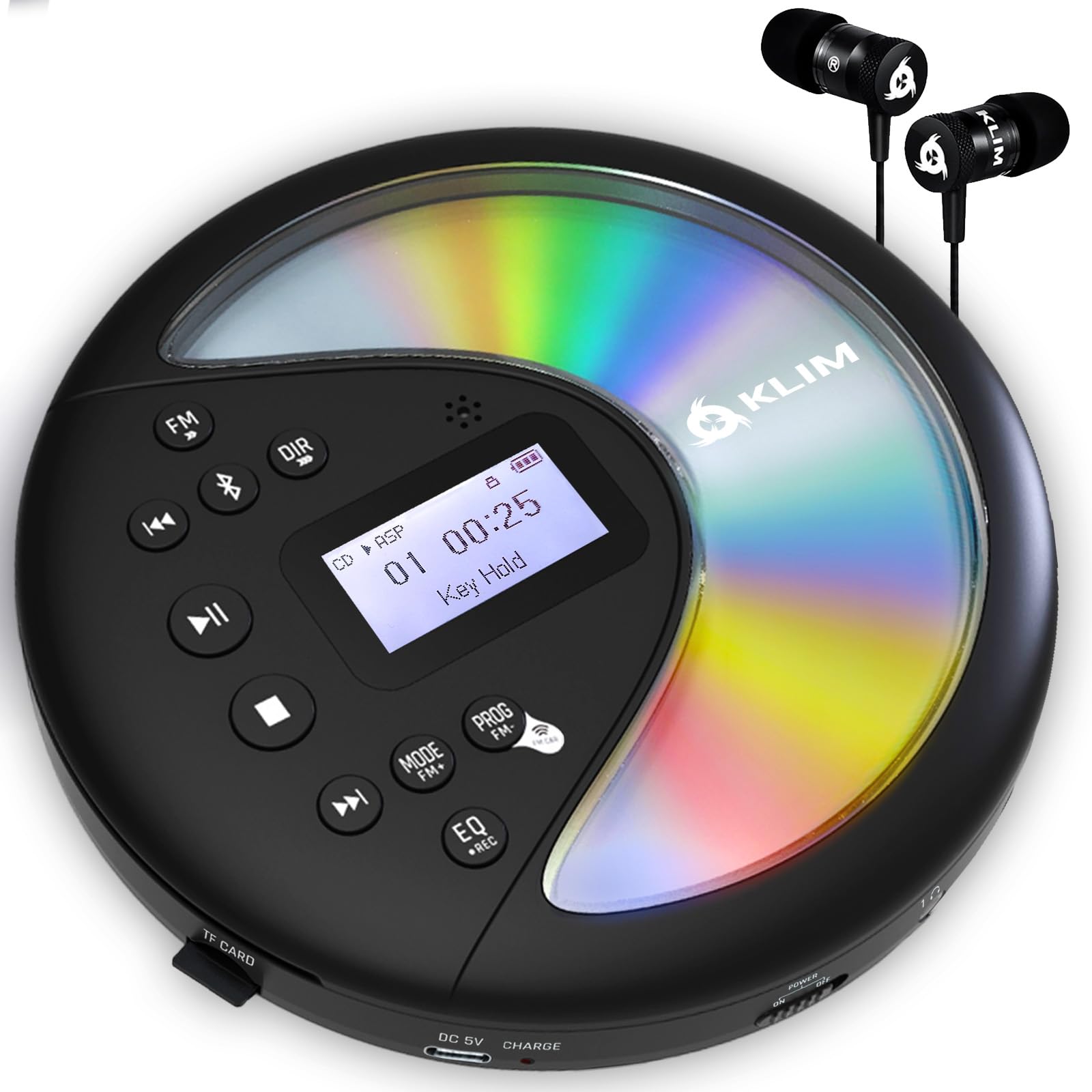 Amazon.com: KLIM Discover - Portable CD Player with Long-Lasting