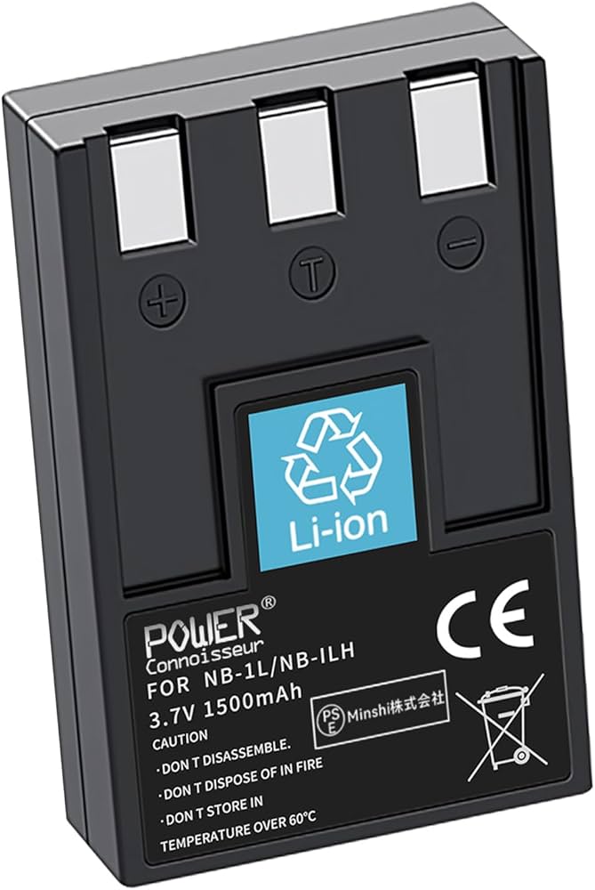 Amazon | 「Power-connoisseur」 Canon対応 リチウムイオン充電池NB