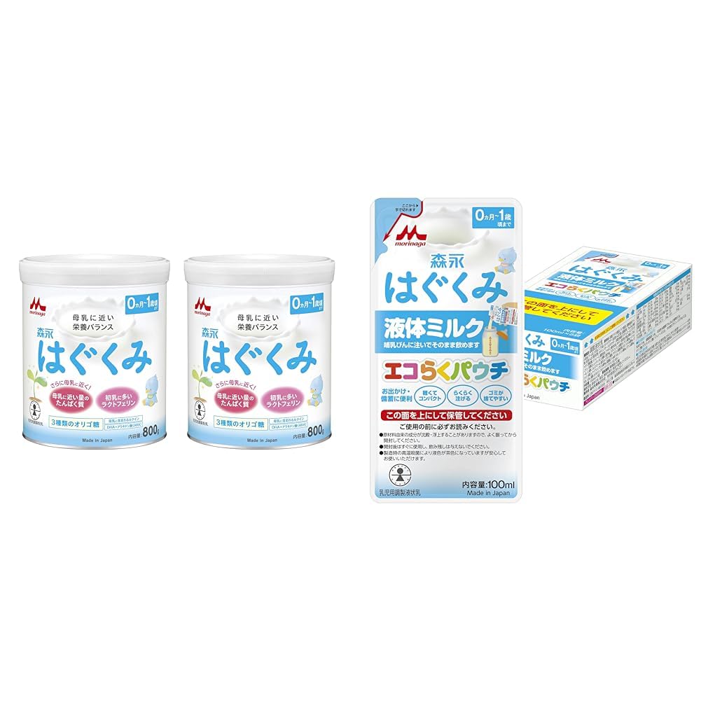 Amazon.co.jp: 【セット買い】【Amazon.co.jp限定】 森永 はぐくみ 大