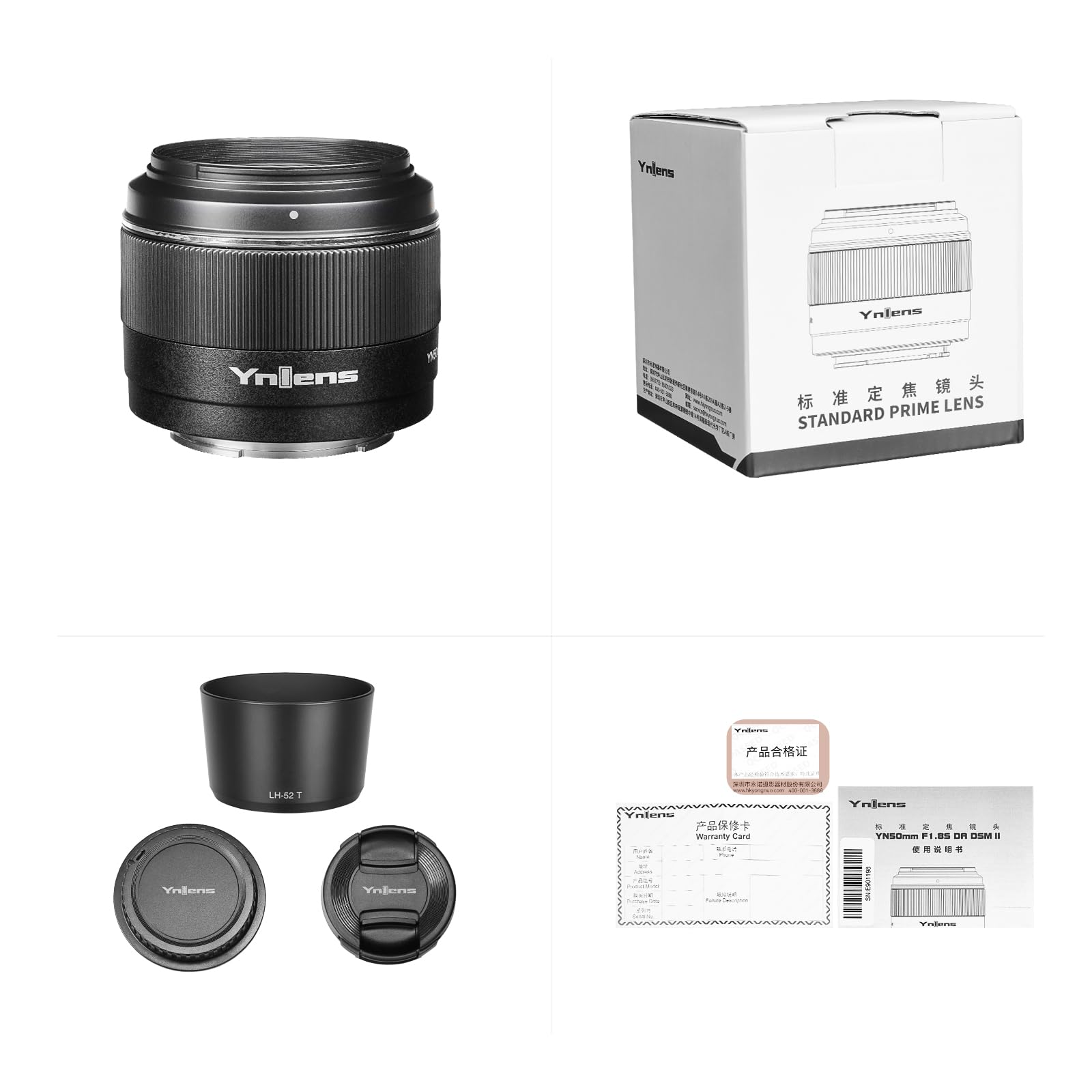 Amazon.com : YONGNUO Upgraded YN50MM F1.8S DA DSM II Lens, for